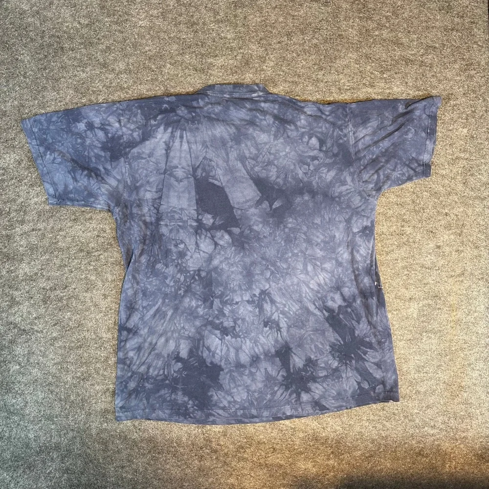 The Mountain Vintage Leather Tag Eagle American Flag T Shirt Tie Dye Mens‎ XL